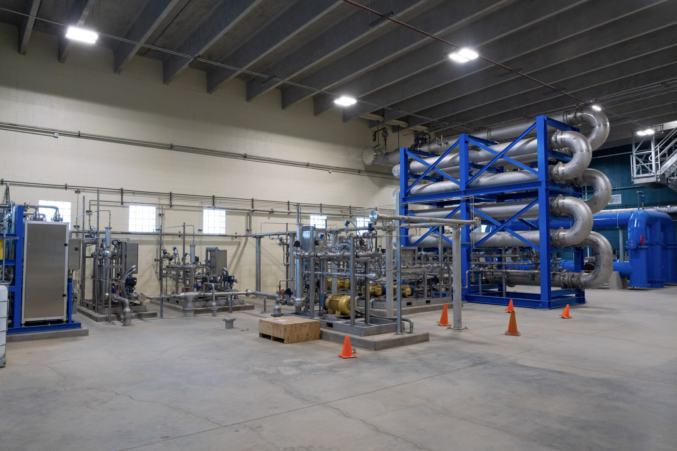 Pureflow skid mounted serpentine ozone contactor