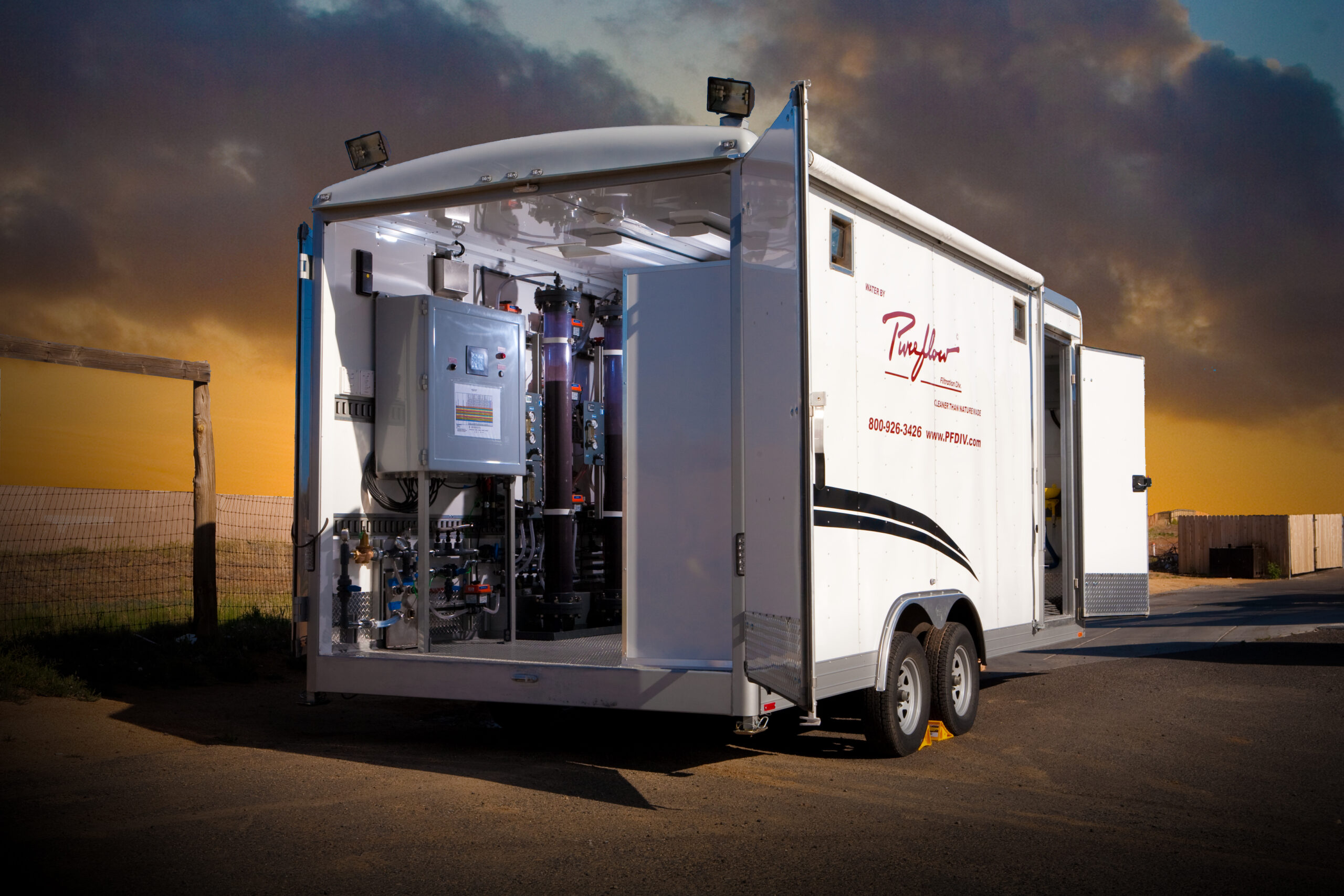 Mobile Pilot Trailer Pureflow mobile pilot trailer